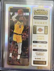 LeBron James [Conference Finals] Basketball Cards 2022 Panini Contenders Prices