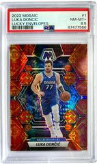 Luka Doncic [Lucky Envelopes] #1 Basketball Cards 2022 Panini Mosaic Prices