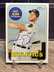 Matt Olson #MO Baseball Cards 2018 Topps Heritage Real One Autographs Prices