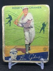 Roger Cramer #25 Baseball Cards 1934 Goudey Prices