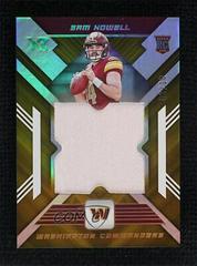 Sam Howell [Gold] #RXL-5 Football Cards 2022 Panini XR Rookie XL Materials Prices