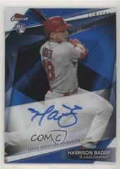 Harrison Bader [Blue Refractor] Baseball Cards 2018 Topps Finest Firsts Autographs Prices