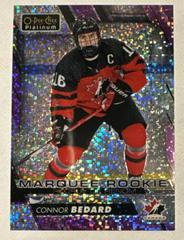 Connor Bedard [Violet Pixel] #P-CB Hockey Cards 2023 O-Pee-Chee Platinum Preview Prices