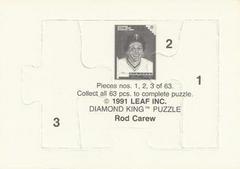 Rod Carew [3 PiecePuzzle 1, 2, 3] Baseball Cards 1992 Donruss Prices