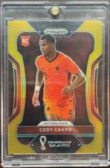 Cody Gakpo [Gold] #153 Soccer Cards 2022 Panini Prizm World Cup Prices