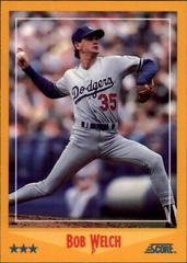 Bob Welch #510 Baseball Cards 1988 Score Glossy Prices