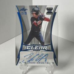 Pete Crow Armstrong [Platinum] #CA-PCA Baseball Cards 2020 Leaf Trinity Clear Autographs Prices