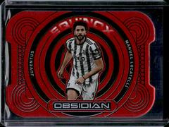 Manuel Locatelli [Red Flood] #11 Soccer Cards 2022 Panini Obsidian Equinox Prices