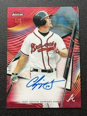 Chipper Jones [Red Wave Refractor] #FA-CJ Baseball Cards 2020 Topps Finest Autographs Prices