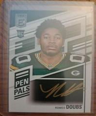 Romeo Doubs [Black Gold Ink] #PP-RD Football Cards 2022 Panini Donruss Elite Pen Pals Autographs Prices