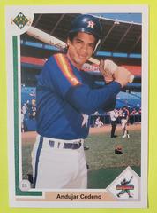 Andujar Cedeno #23 Baseball Cards 1991 Upper Deck Prices