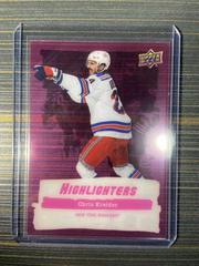 Chris Kreider [Pink] #HL-22 Hockey Cards 2022 Upper Deck Highlighters Prices