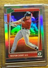Triston Casas #RP12 Baseball Cards 2021 Panini Donruss Optic Rated Prospect Prices