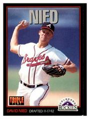David Nied #105 Baseball Cards 1993 Panini Donruss Triple Play Prices