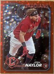 Josh Naylor [Red Crackle Foil] #10 Baseball Cards 2024 Topps Prices
