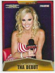 Lauren [Gold] #10 Wrestling Cards 2008 TriStar TNA Cross the Line Prices