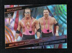 Bret 'Hit Man' Hart, Jim Neidhart [Galactic] #135 Wrestling Cards 2022 Panini Revolution WWE Prices