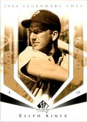 Ralph Kiner #91 Baseball Cards 2004 SP Legendary Cuts Prices