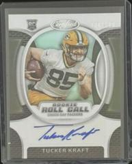 Tucker Kraft #RRCS-11 Football Cards 2023 Panini Certified Rookie Roll Call Signatures Prices