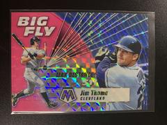 Jim Thome [Pink Fluorescent] #BF9 Baseball Cards 2021 Panini Mosaic Big Fly Prices