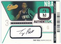 Troy Bell Basketball Cards 2003 Fleer Authentix Autograph Prices