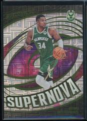 Giannis Antetokounmpo #3 Basketball Cards 2023 Panini Revolution Supernova Prices