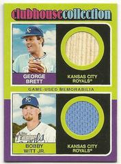 George Brett / Bobby Witt Jr. #CCDR-BW Baseball Cards 2024 Topps Heritage Clubhouse Collection Dual Relic Prices