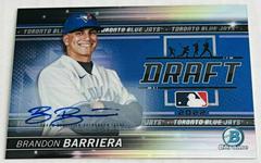 Brandon Barriera [Autograph] #BDN-8 Baseball Cards 2022 Bowman Draft Night Prices