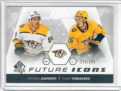 Tanner Jeannot, Philip Tomasino Hockey Cards 2022 SP Authentic Future Icons Prices