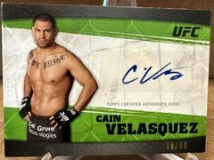 Cain Velasquez [Green] Ufc Cards 2010 Topps UFC Knockout Autographs Prices