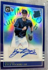 Kyle Tucker [Holo] #KT Baseball Cards 2019 Panini Donruss Optic Rated Rookie Signatures Prices