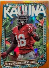 Marvin Harrison Jr. [Orange] #TBK-25 Football Cards 2023 Bowman Chrome University The Big Kahuna Prices