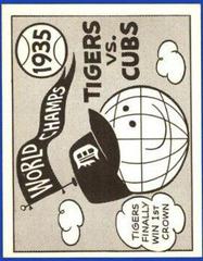 Tigers VS Cubs [1935] #32 Baseball Cards 1967 Laughlin World Series Prices
