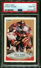 Steve Young #17 Football Cards 1990 Fleer Prices