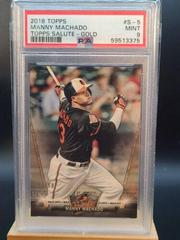 Manny Machado [Gold] Baseball Cards 2018 Topps Salute Prices