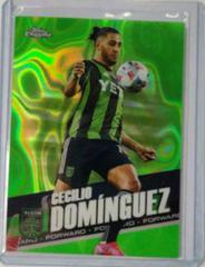 Cecilio Dominguez [Neon Green Lava] Soccer Cards 2022 Topps Chrome MLS Prices