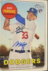 Alex Verdugo Baseball Cards 2018 Topps Heritage Real One Autographs Prices