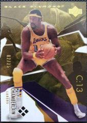 Wilt Chamberlain Gold #170 Basketball Cards 2003 Upper Deck Black Diamond Prices