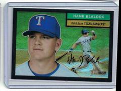 Hank Blalock [Black Refractor] Baseball Cards 2005 Topps Heritage Chrome Prices
