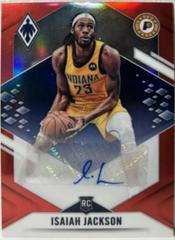 Isaiah Jackson [Red] Basketball Cards 2021 Panini Chronicles Phoenix Rookie Autographs Prices