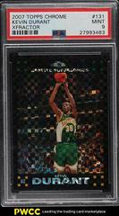 Kevin Durant [Xfractor] #131 Basketball Cards 2007 Topps Chrome Prices