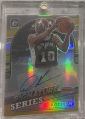 Dennis Rodman [Gold] #SS-DRM Basketball Cards 2021 Panini Donruss Optic Signature Series Prices