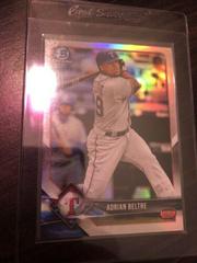 Adrian Beltre [Refractor] #38 Baseball Cards 2018 Bowman Chrome Prices