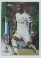 Vinicius Junior [Green Bubbles Refractor] Soccer Cards 2019 Topps Chrome UEFA Champions League Prices
