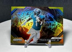 Travis Etienne Jr. [Gold] #F-18 Football Cards 2023 Panini Prizm Fireworks Prices