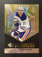 Connor McDavid [Patterned Foilboard Gold] #AP-1 Hockey Cards 2022 SP Authentic Profiles Prices