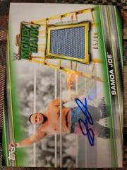 Samoa Joe Wrestling Cards 2019 Topps WWE Money in the Bank Mat Relic Autographs Prices
