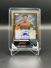 Lando Norris [Gold Wave Refractor] #CAC-LN Racing Cards 2023 Topps Chrome Formula 1 Autograph Prices