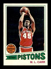 M.L. Carr Basketball Cards 1977 Topps Prices