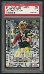 Aaron Rodgers [Cracked Ice Ticket] #63 Football Cards 2014 Panini Contenders Prices